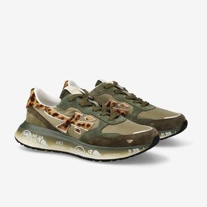 PREMIATA LAURYN 7790 Sneakers Womens Size 38 EU / 7 US Green Leopard Color